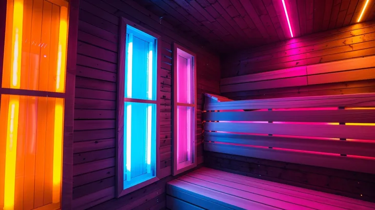 Home sauna showing uneven temperature zones